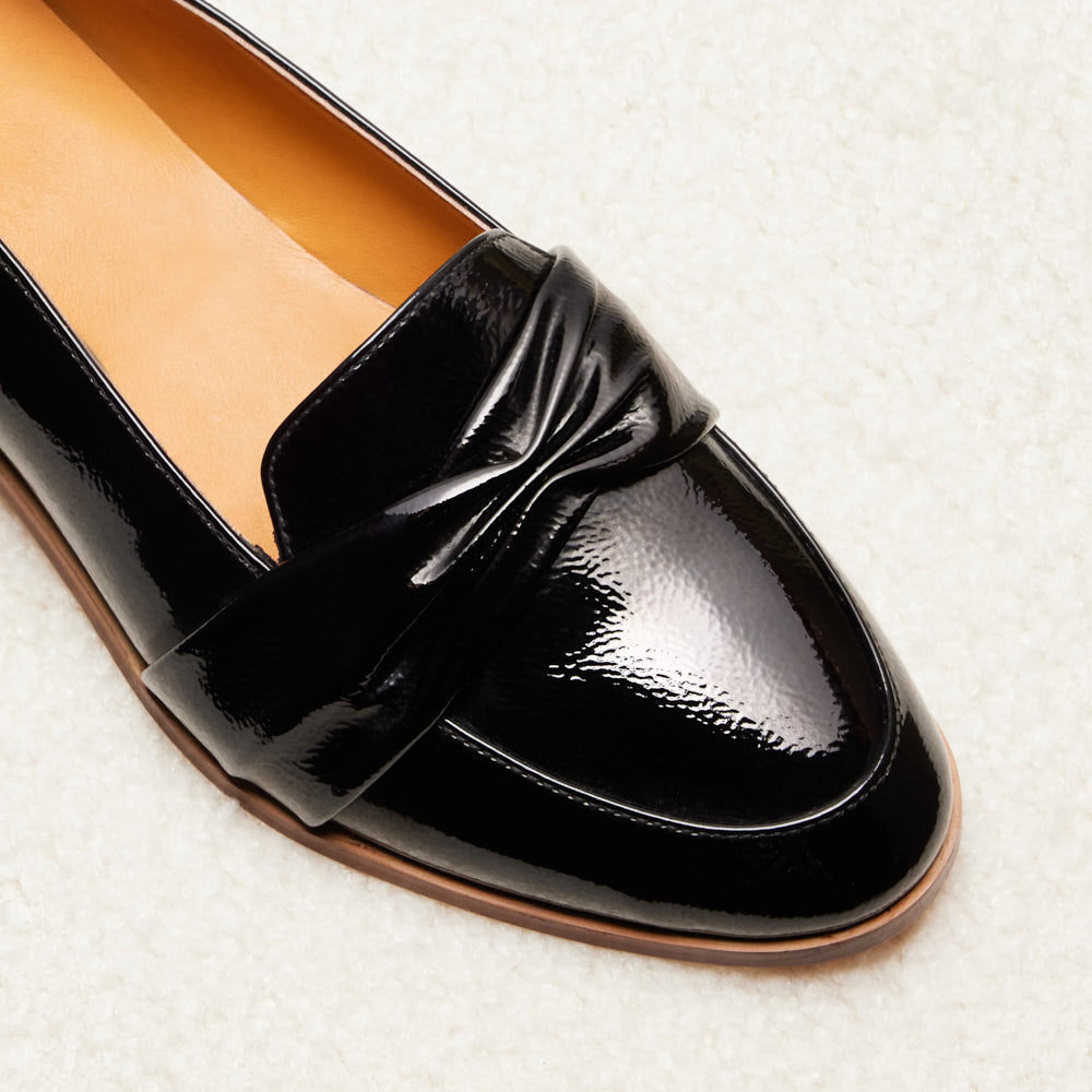Mocassins Camélia - Noir verni