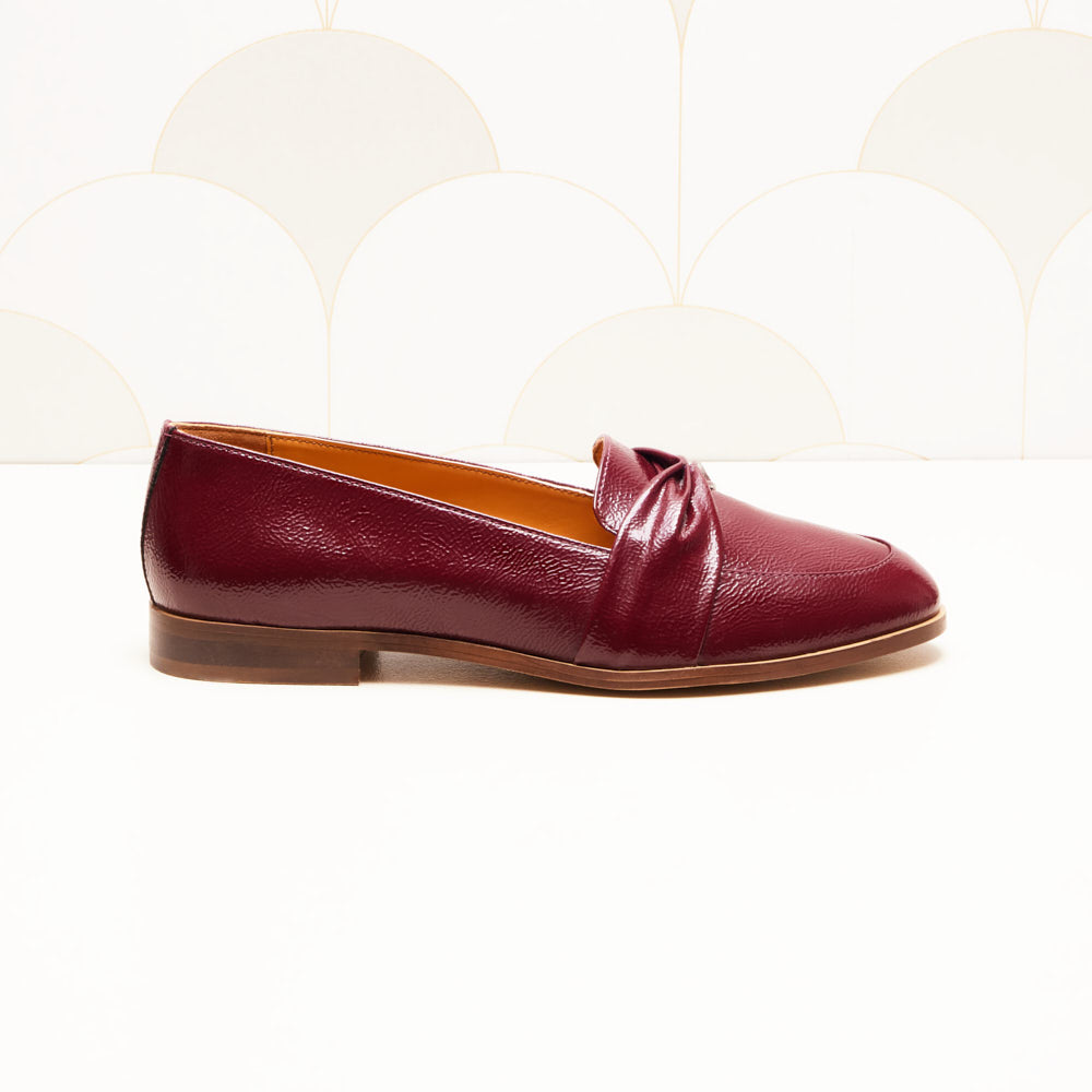 Mocassins Camélia - Bordeaux verni