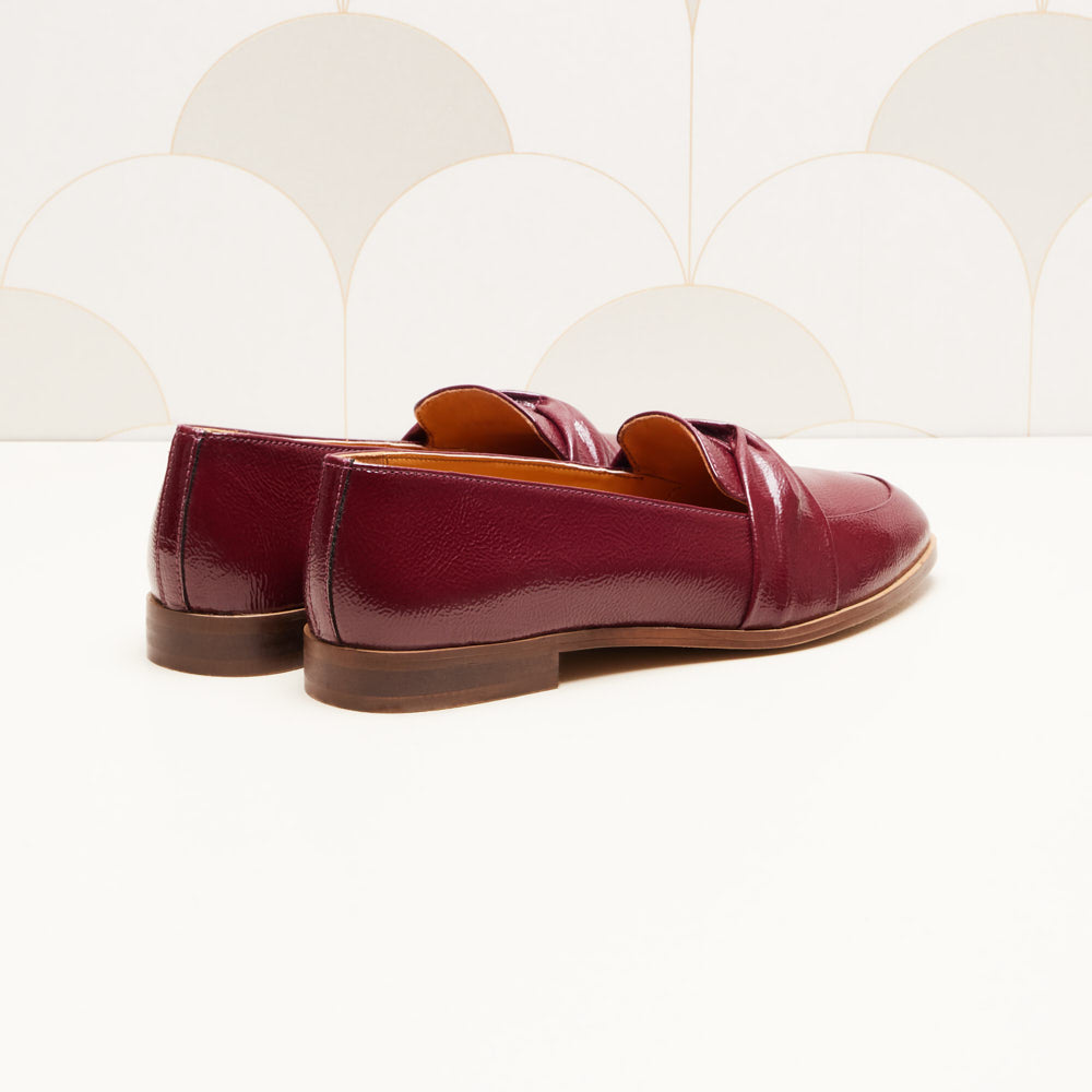 Mocassins Camélia - Bordeaux verni