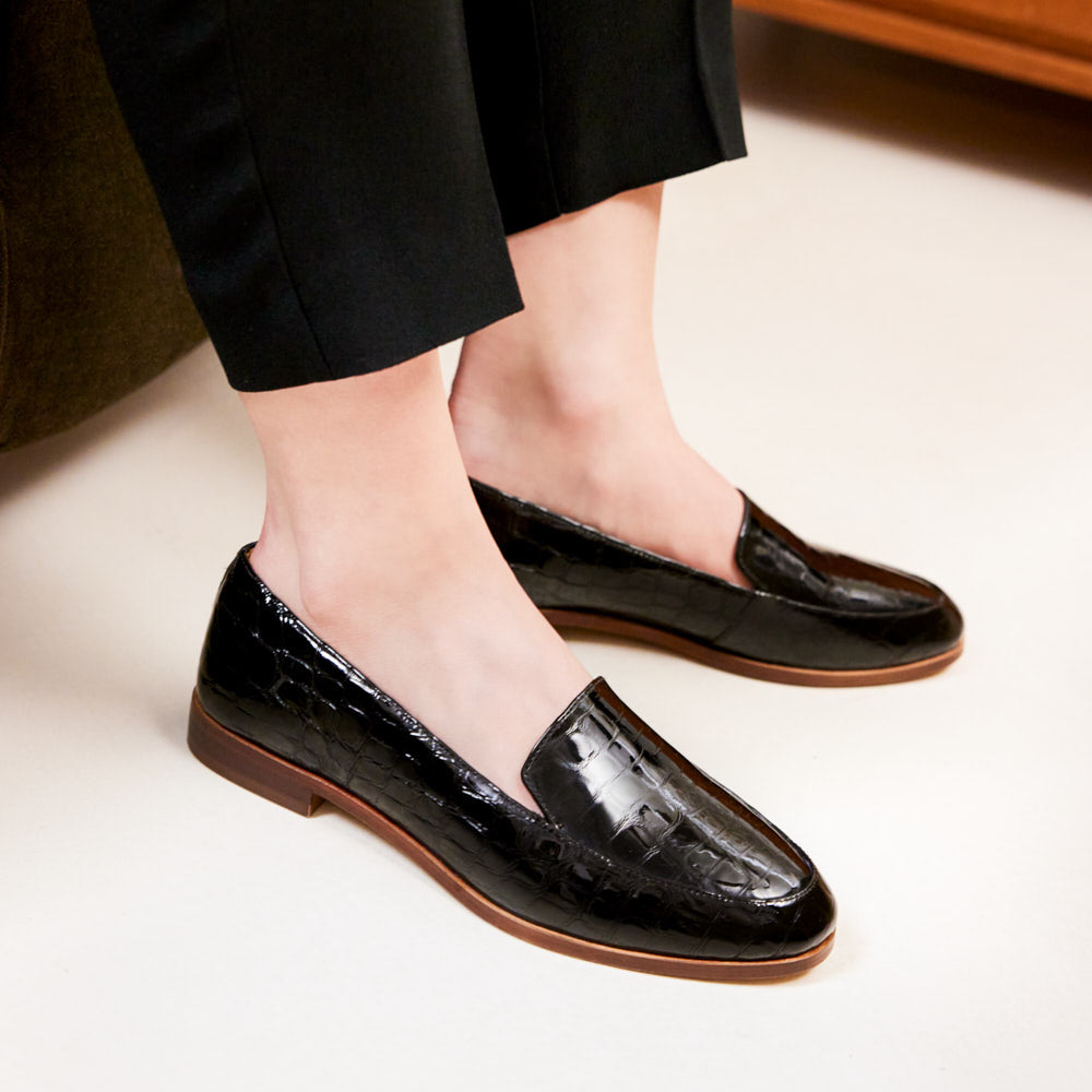 Mocassins Margaux - Noir verni