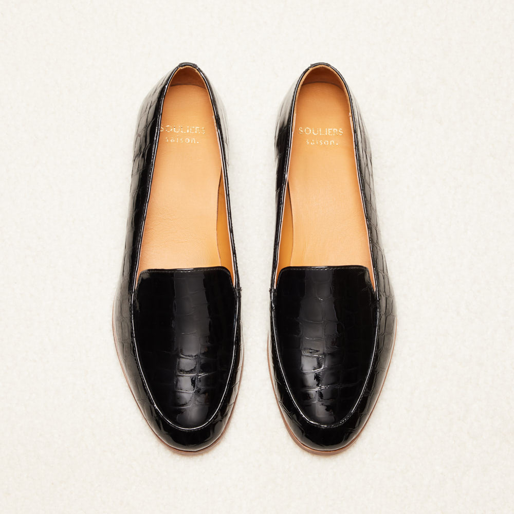 Mocassins Margaux - Noir verni