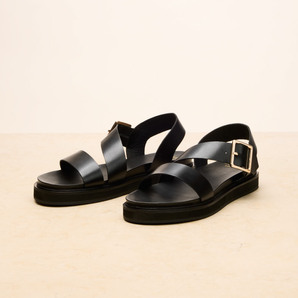 Sandales Gabrielle - Noir