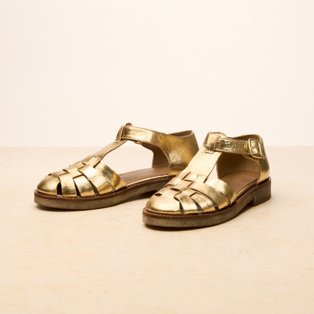 Sandales Faustine - Doré