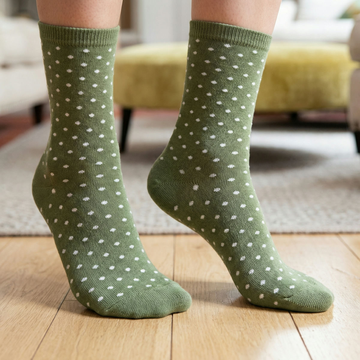 Chaussettes à fleurs roses x3