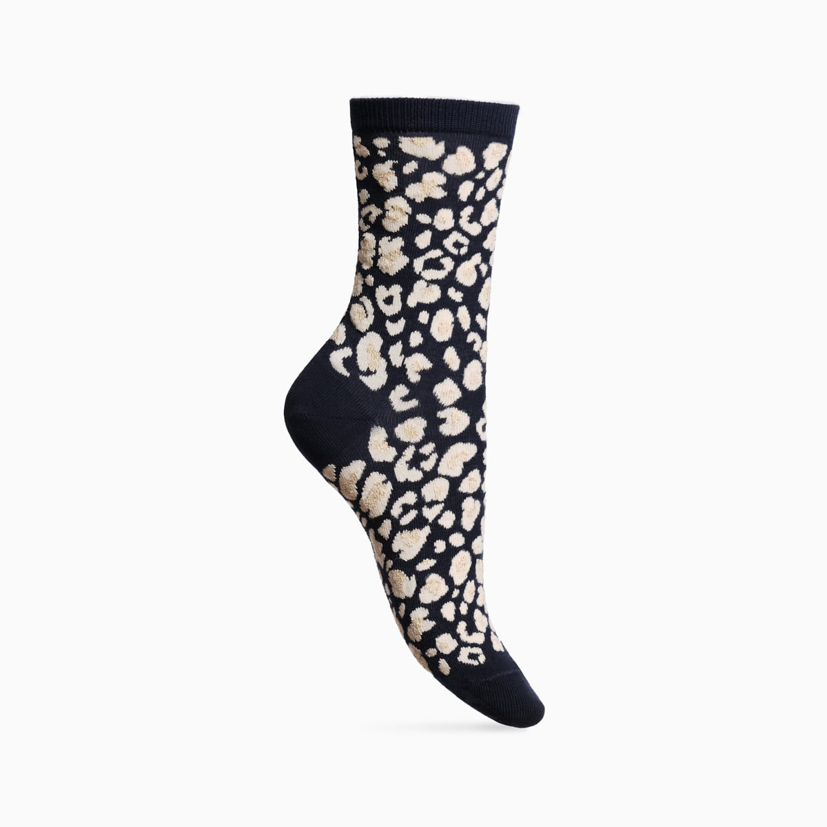 Chaussettes Léopard crème x5