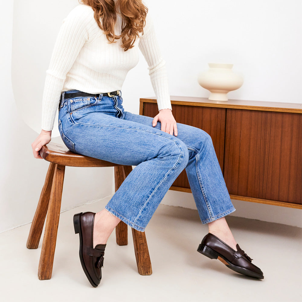 Lookbook automne : 5 tenues avec des mocassins en cuir