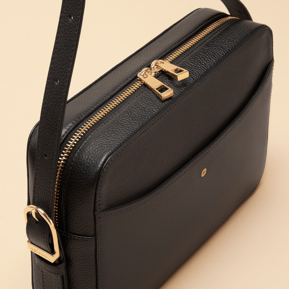 Sac bandoulière Agathe - Noir