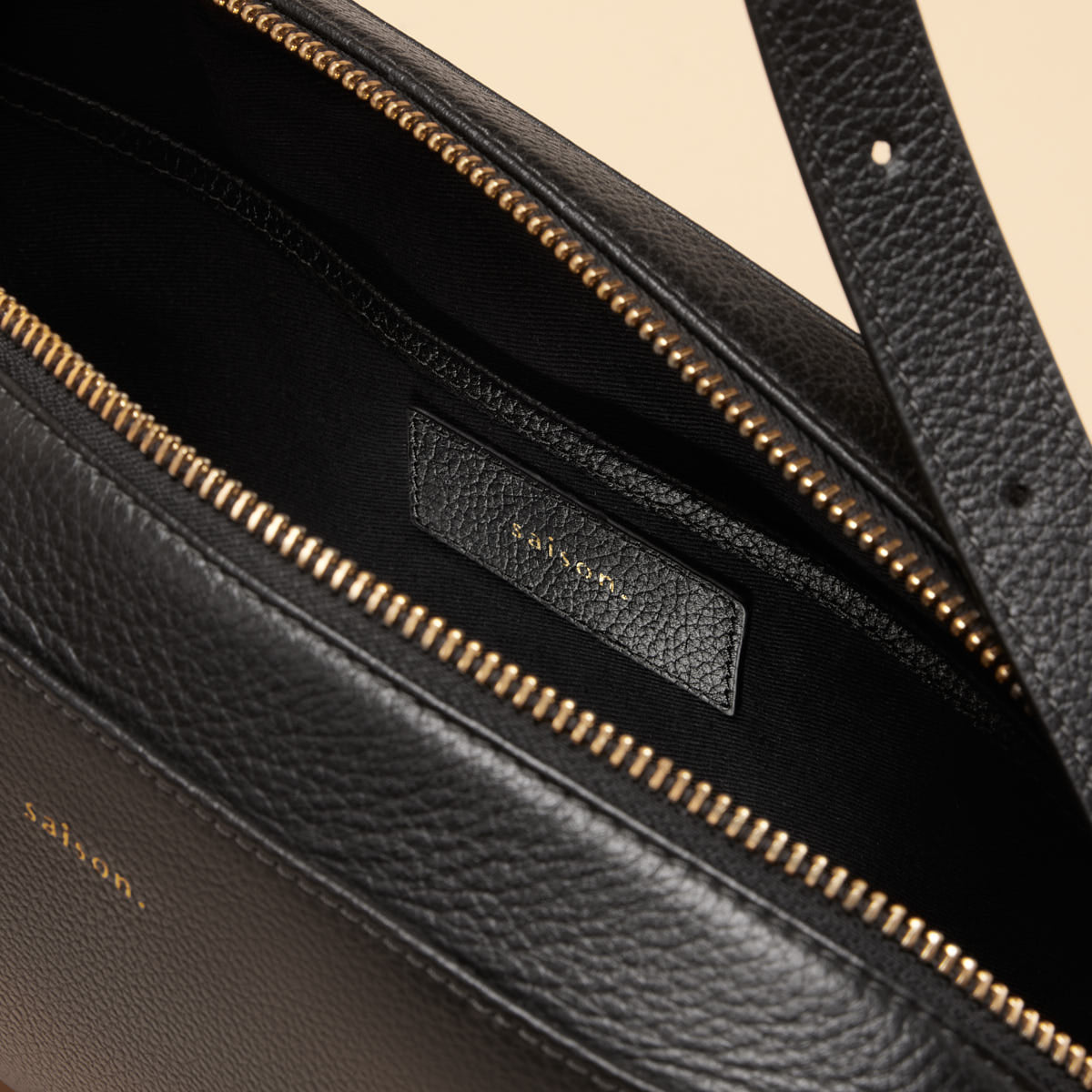 Sac bandoulière Agathe - Noir