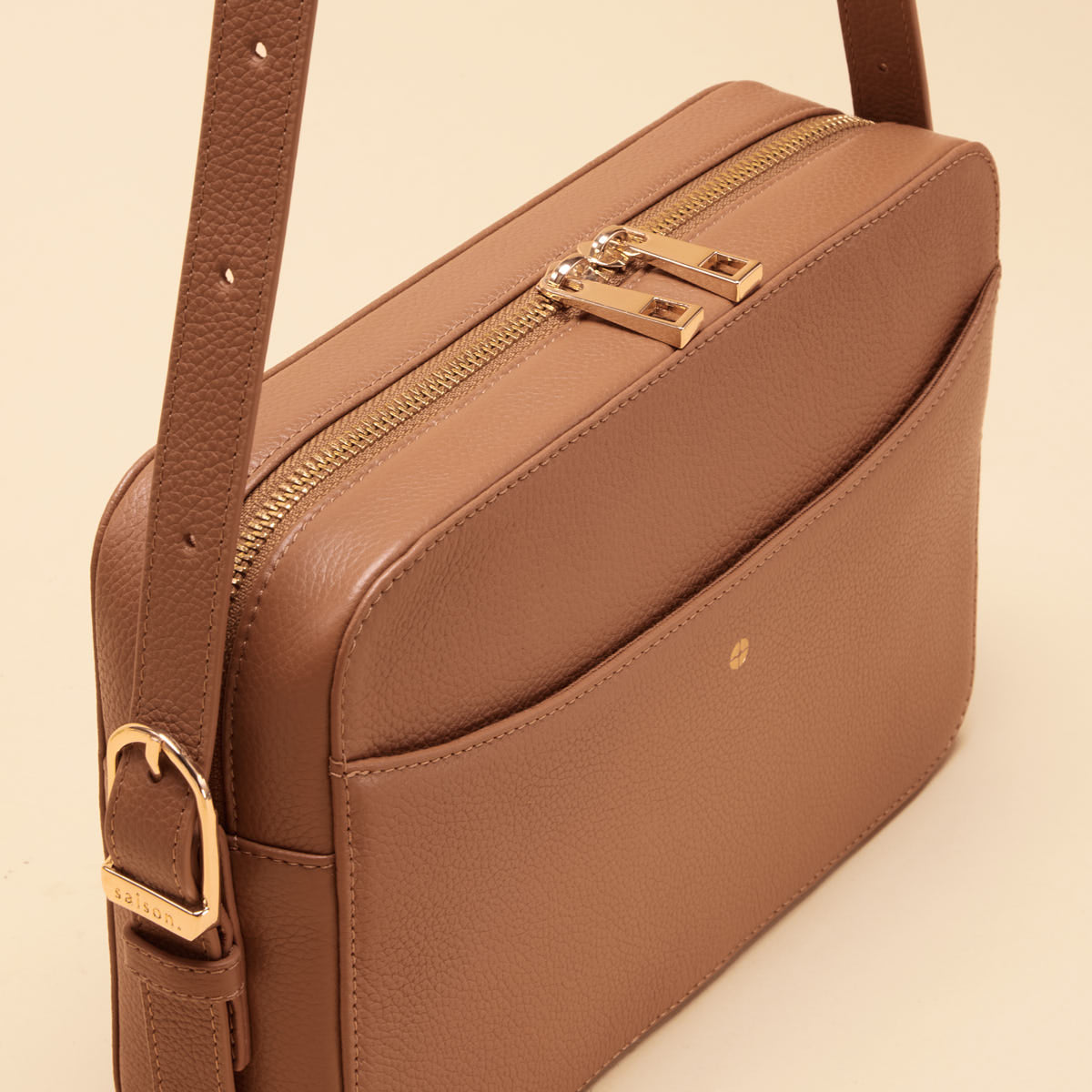 Sac bandoulière Agathe - Cognac