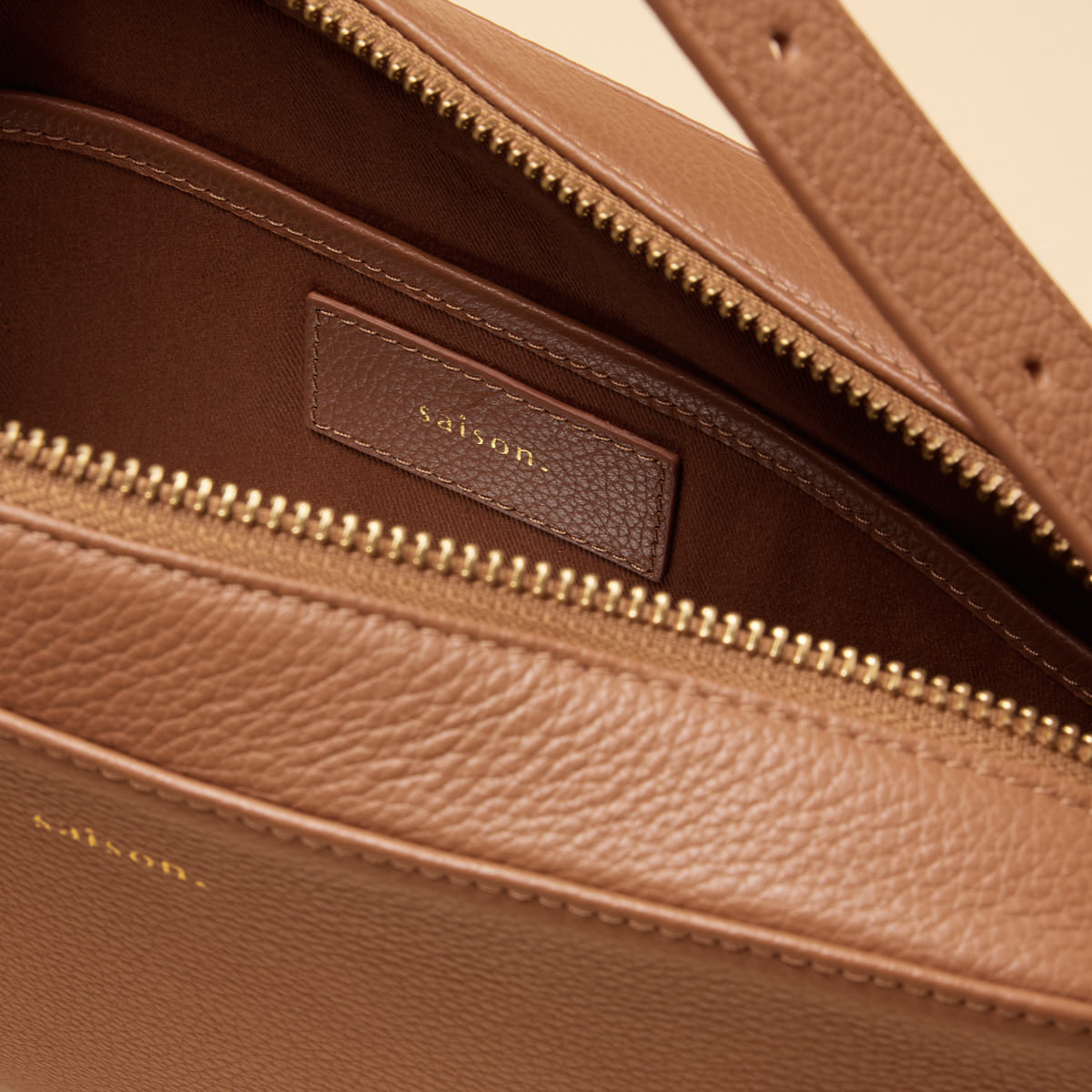 Sac bandoulière Agathe - Cognac