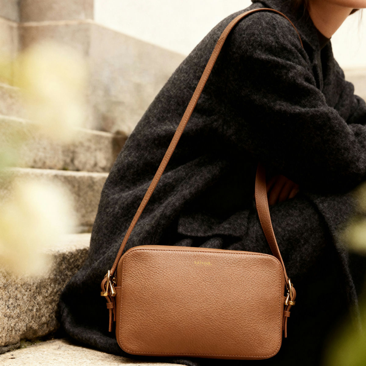 Sac bandoulière Agathe - Cognac