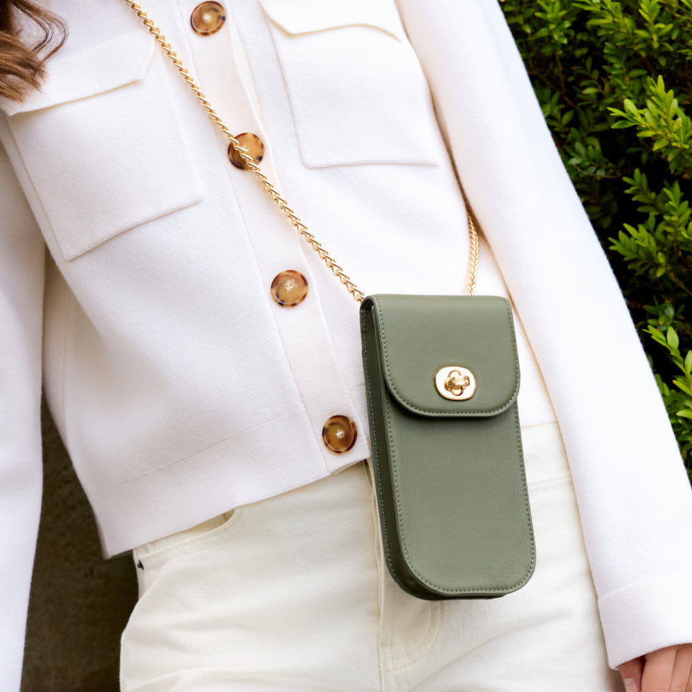 Pochette smartphone Agnès - Argile