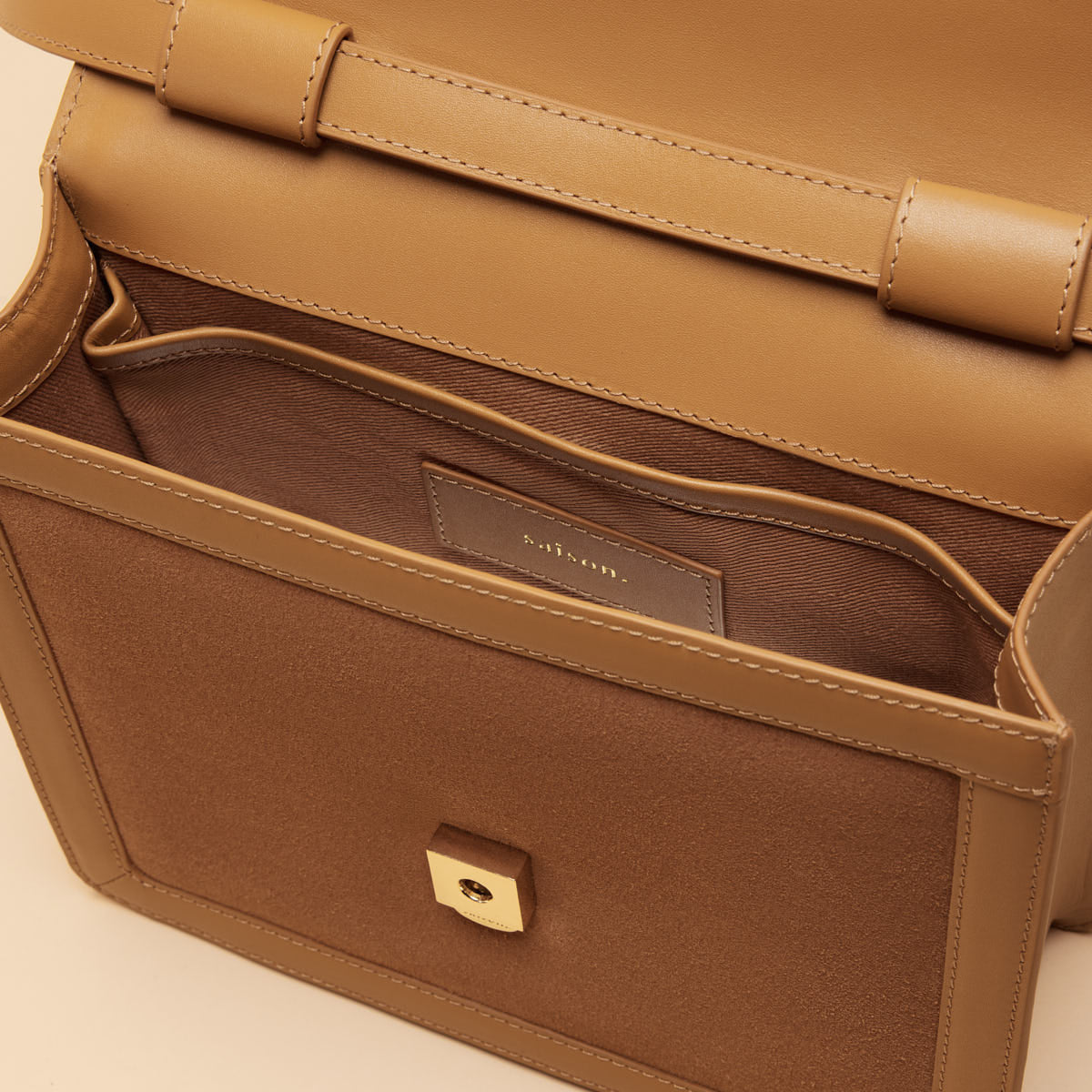 Sac bandoulière Anita - Noisette