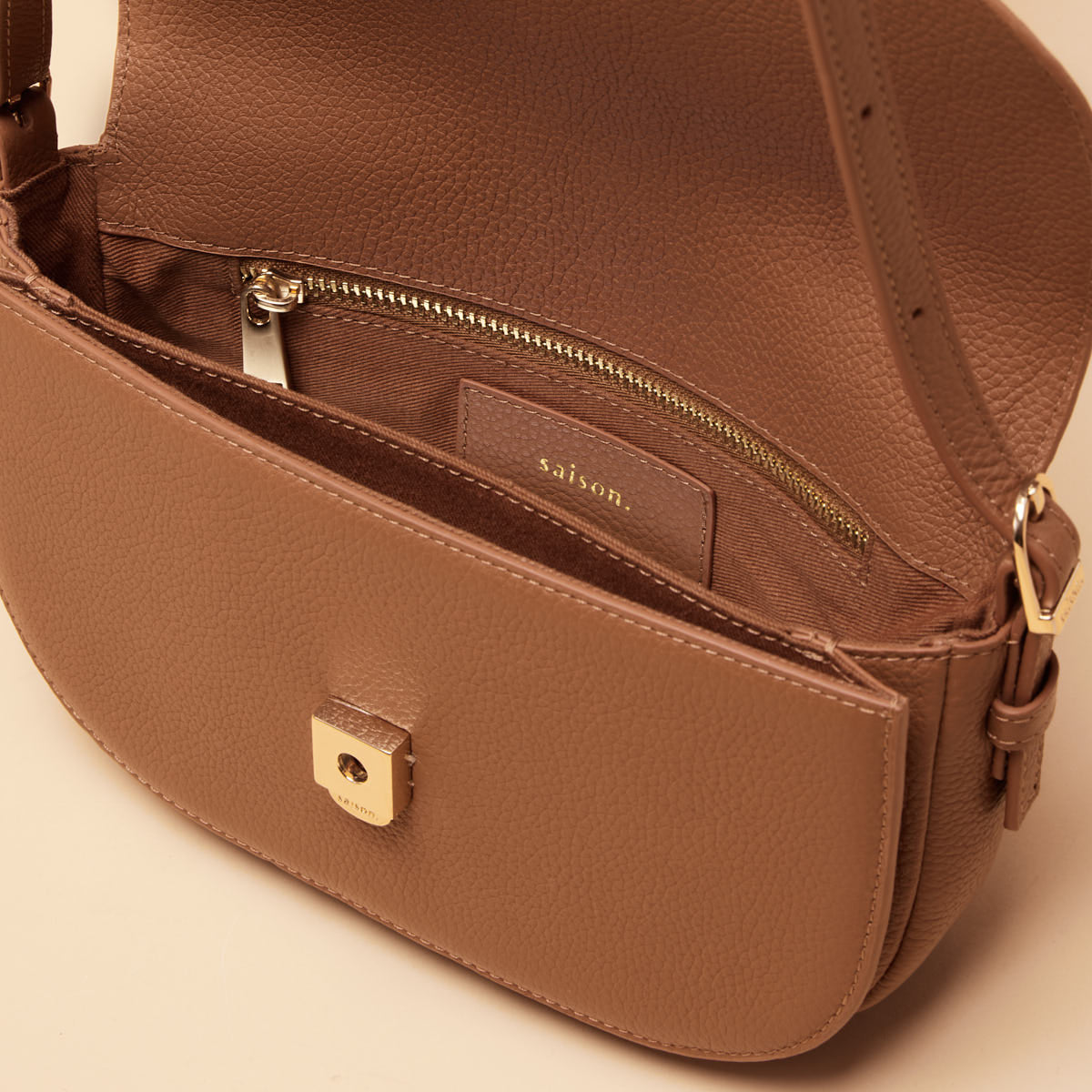 Sac porté épaule Béa - Cognac