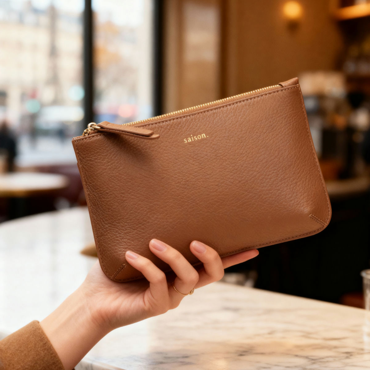 Pochette Bianca - Cognac