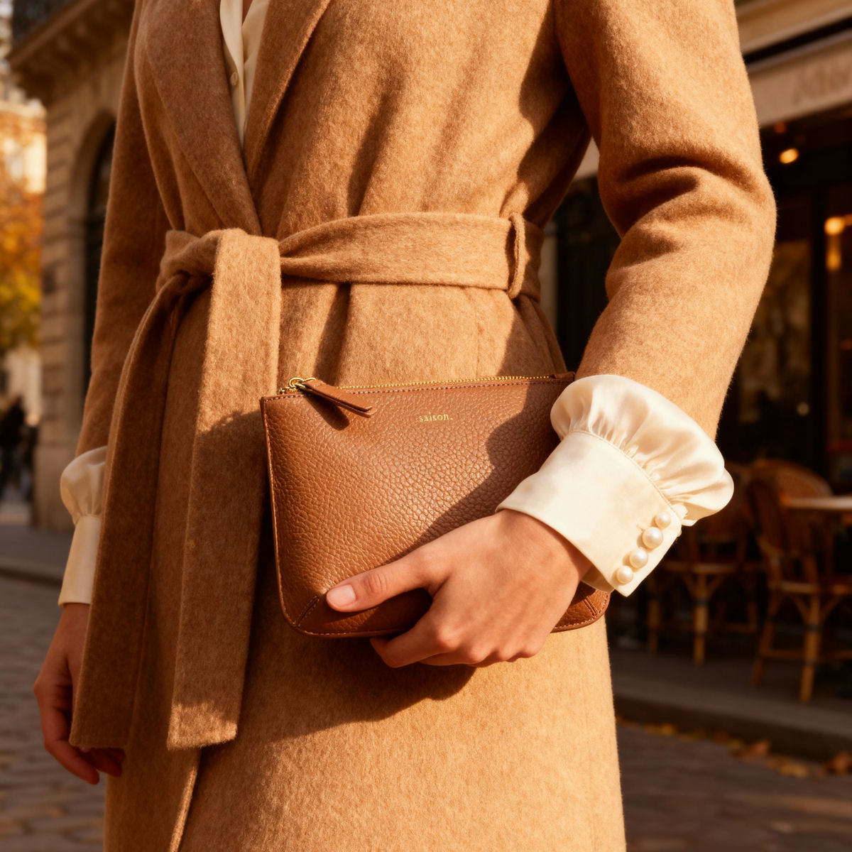 Pochette Bianca - Cognac