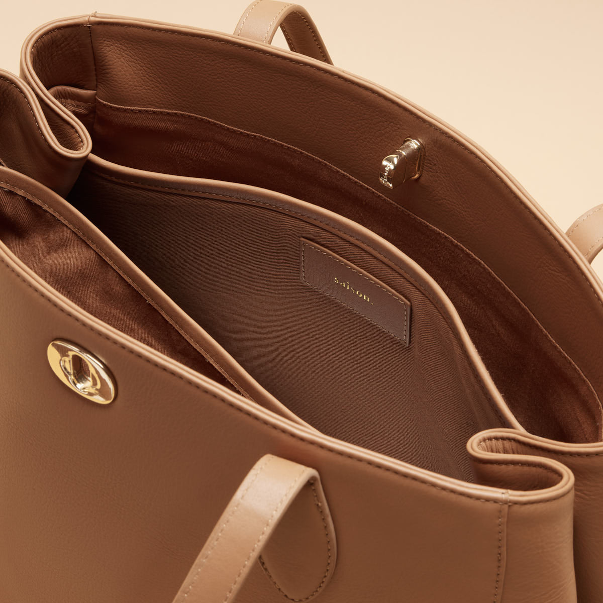 Sac à main Camille - Noisette