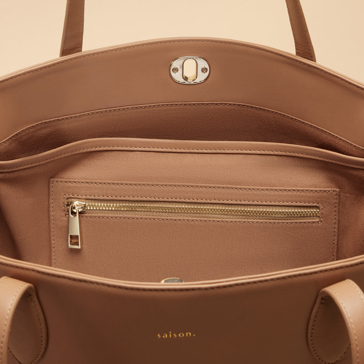 Sac à main Camille - Noisette