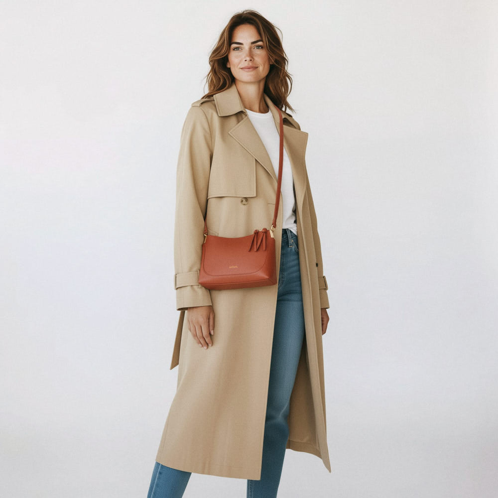 Sac bandoulière Denise - Brique