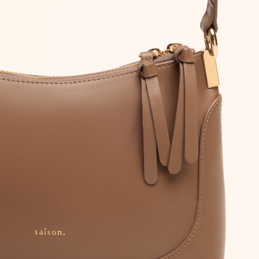 Sac bandoulière Denise - Taupe