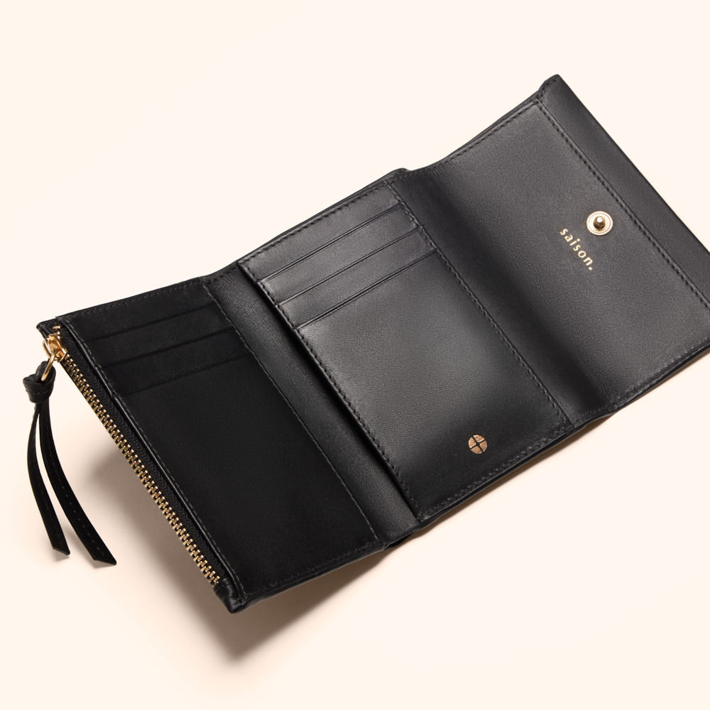 Portefeuille Emilie - Noir