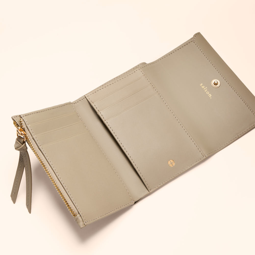 Portefeuille Emilie - Grège