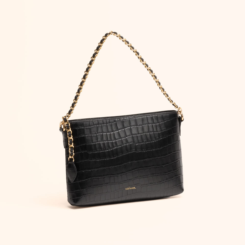 Sac bandoulière Emma - Noir