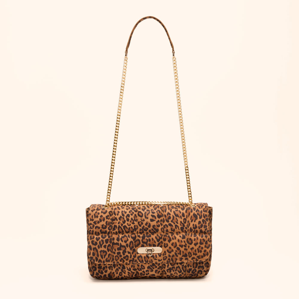 Sac porté épaule Frida - Léopard