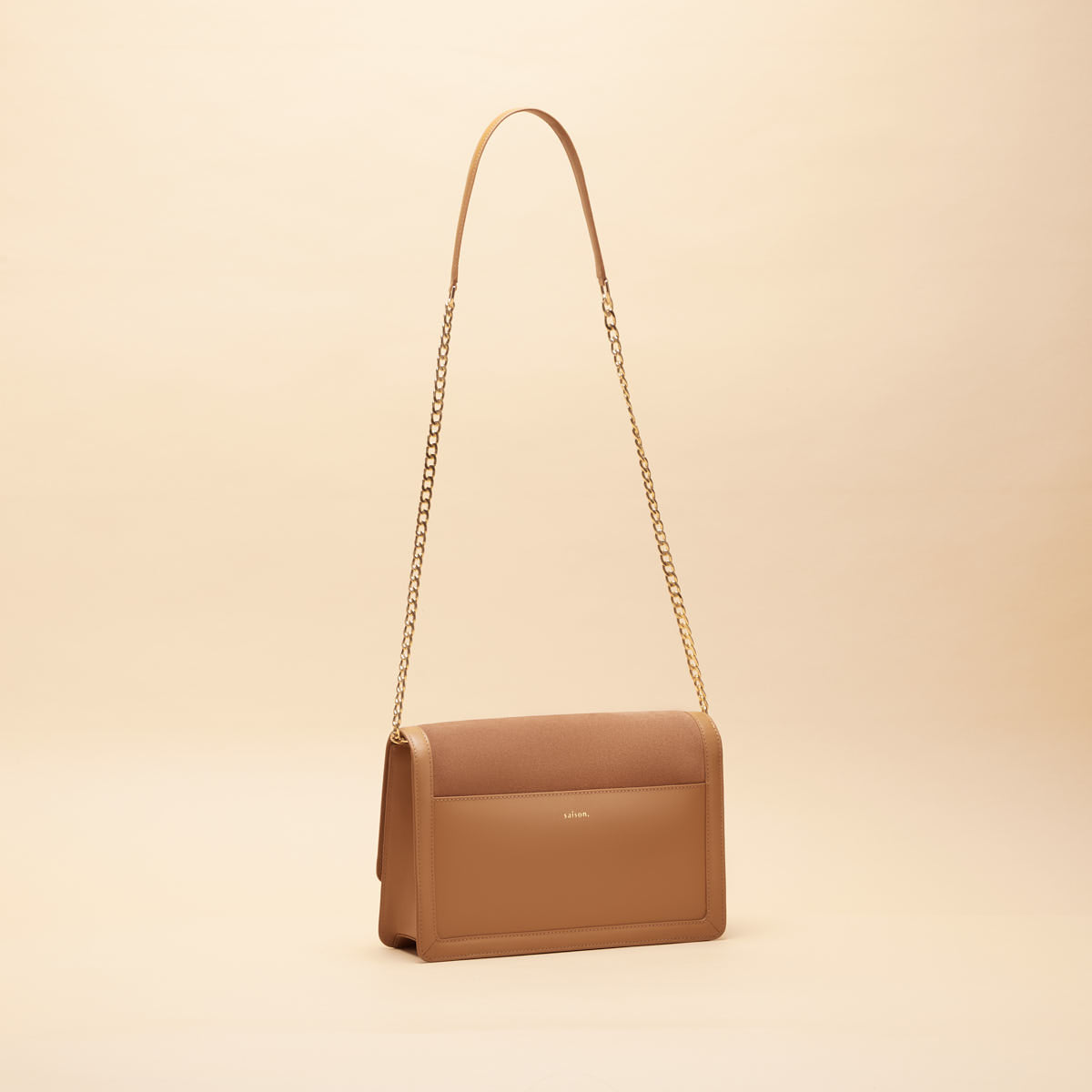 Sac bandoulière Hélène - Noisette