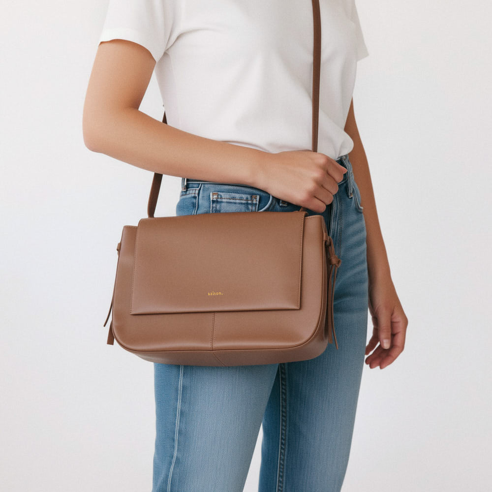 Sac porté épaule Ilona - Taupe