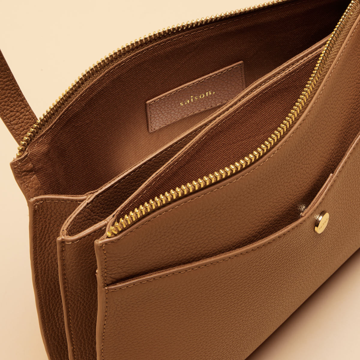 Sac bandoulière Irma - Cognac