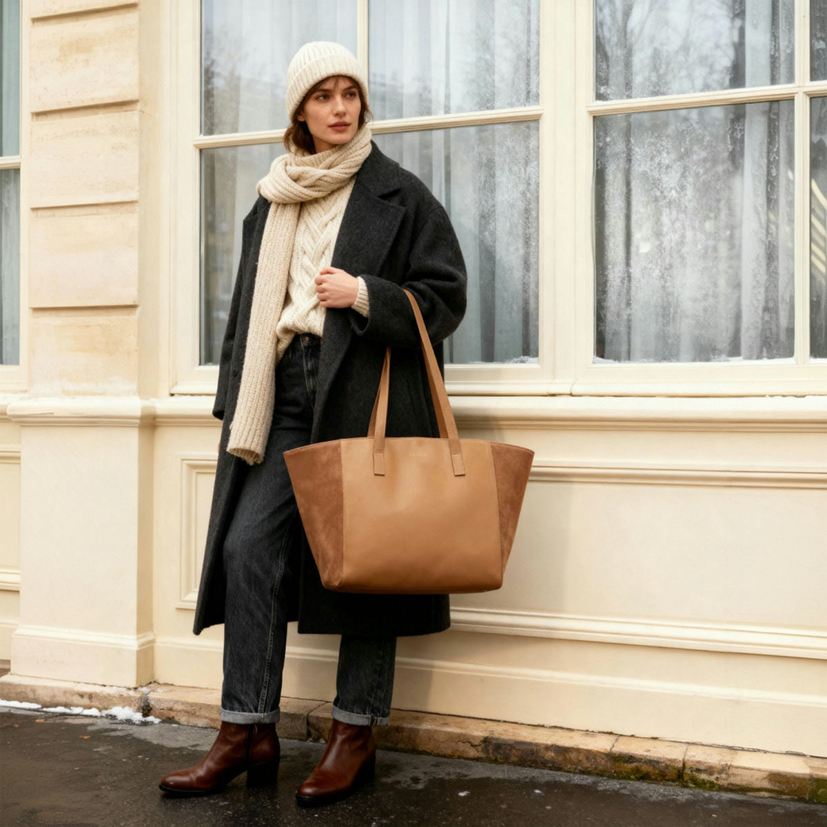 Sac cabas Lison - Noisette