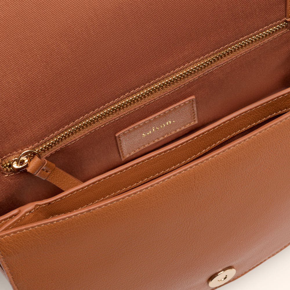 Sac bandoulière Manon - Pécan