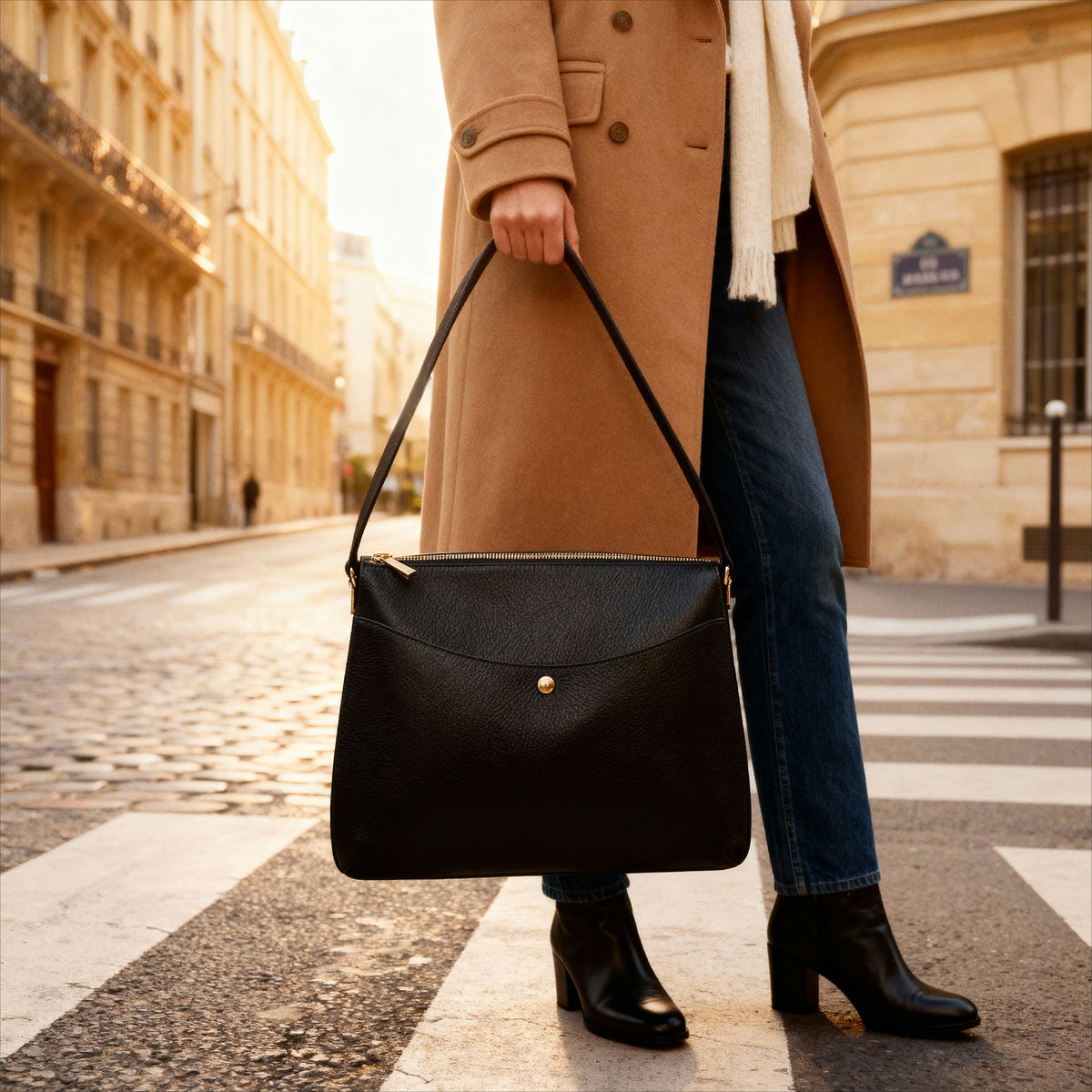 Sac porté épaule Maud - Noir