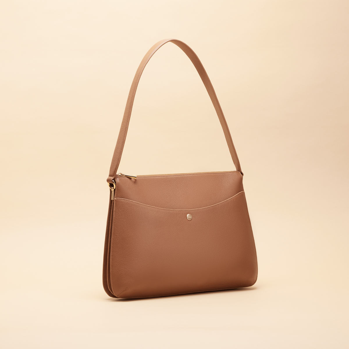 Sac porté épaule Maud - Cognac