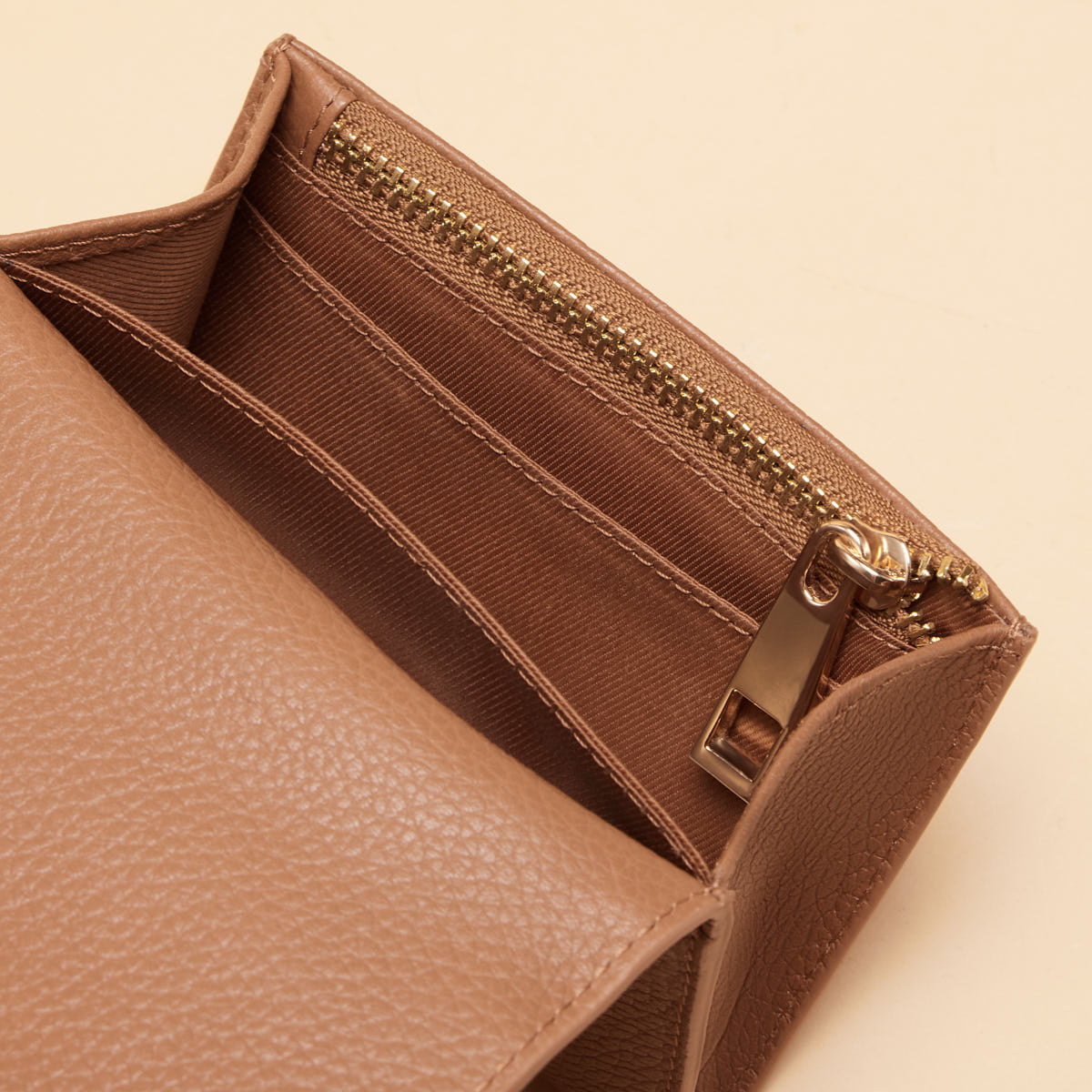 Porte-monnaie Mona - Cognac