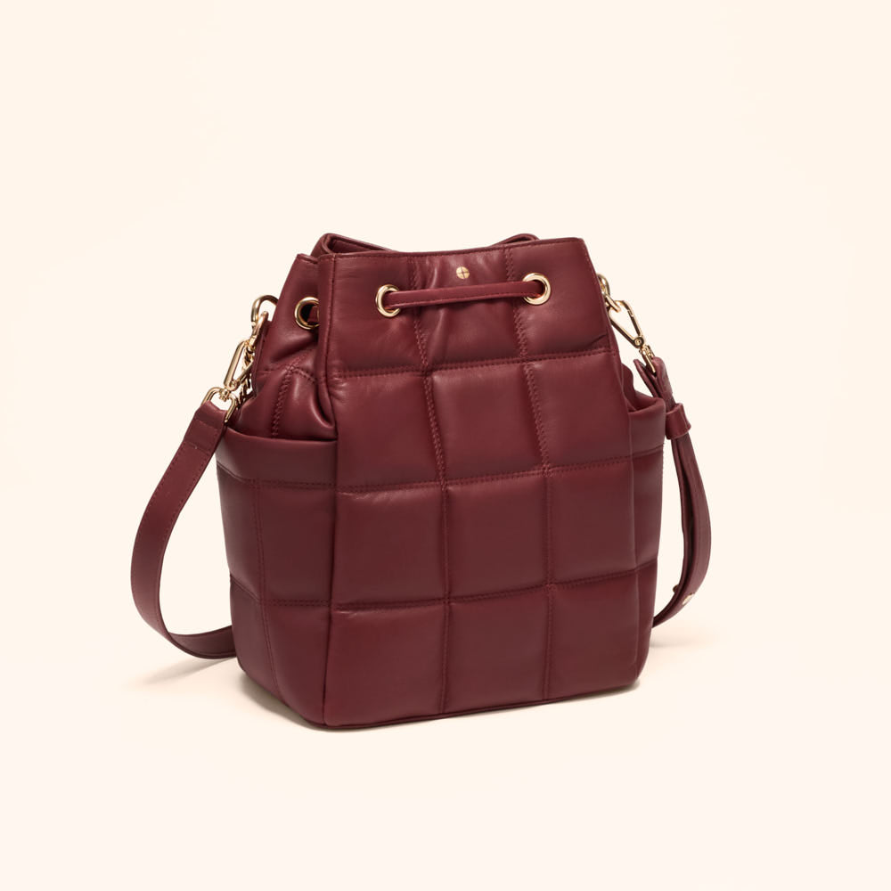 Sac seau Ninon - Bordeaux