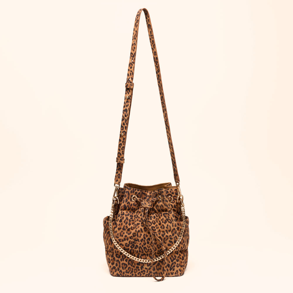 Sac seau Ninon - Léopard
