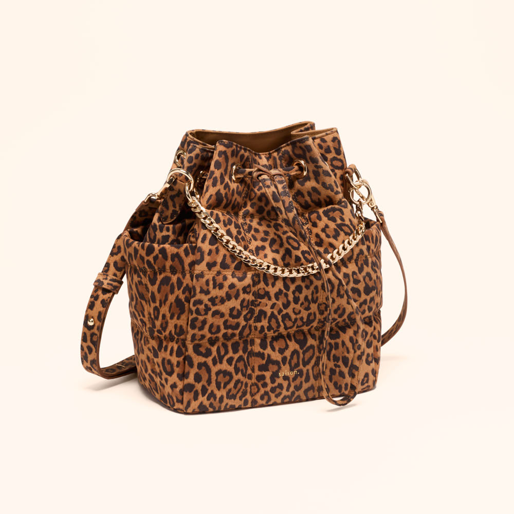 Sac seau Ninon - Léopard