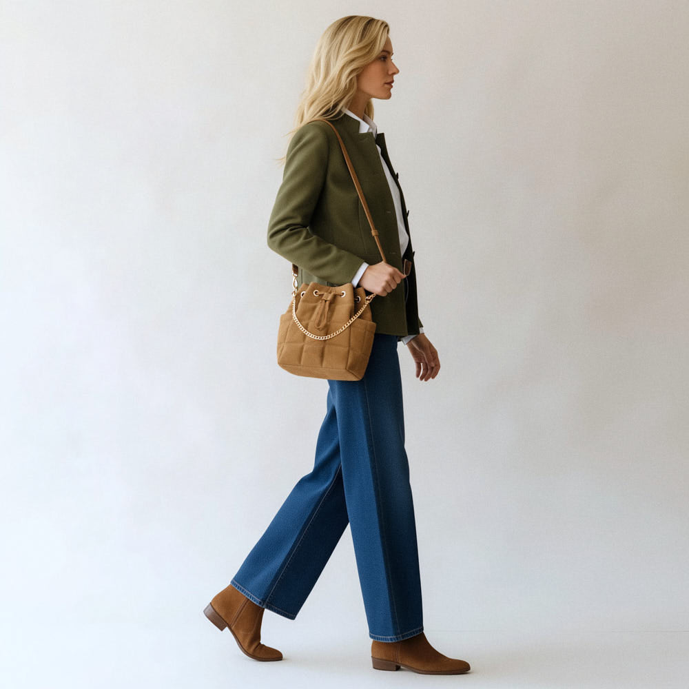 Sac seau Ninon - Camel