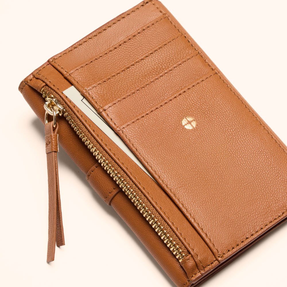 Porte-monnaie Olga - Pécan
