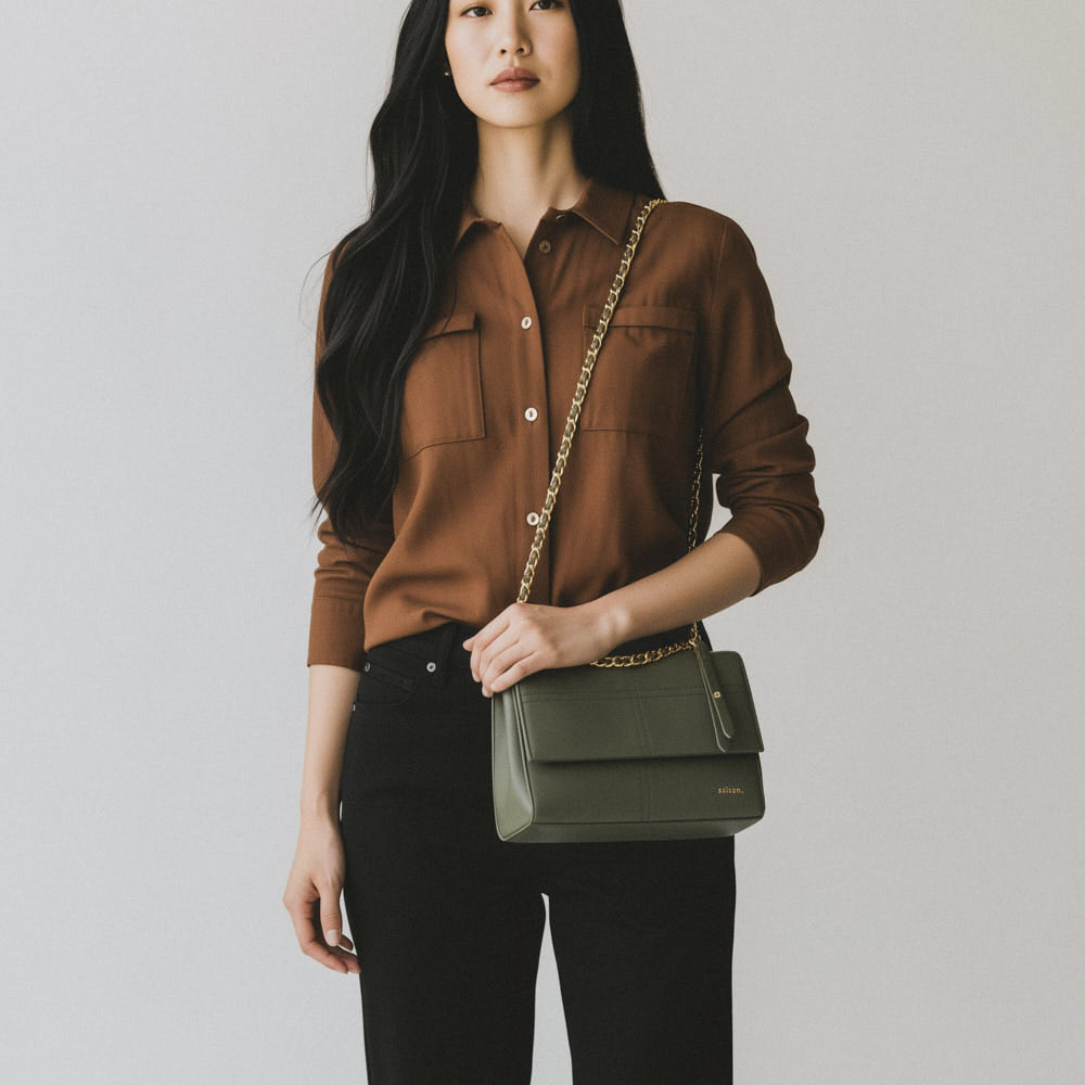 Sac porté épaule Paloma - Graphite