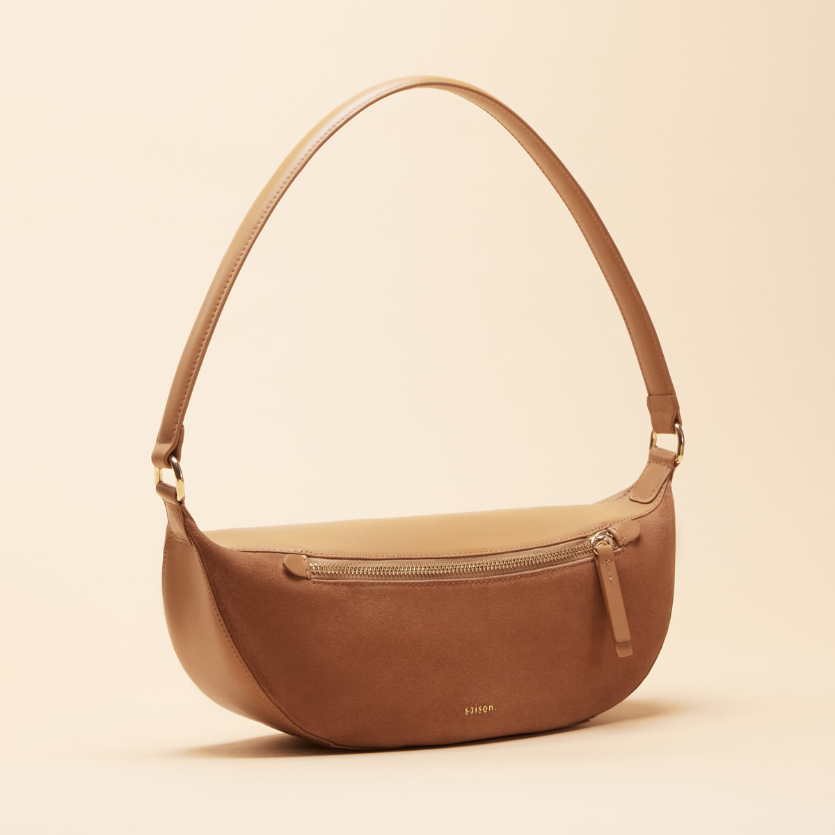 Sac bandoulière Pia - Noisette