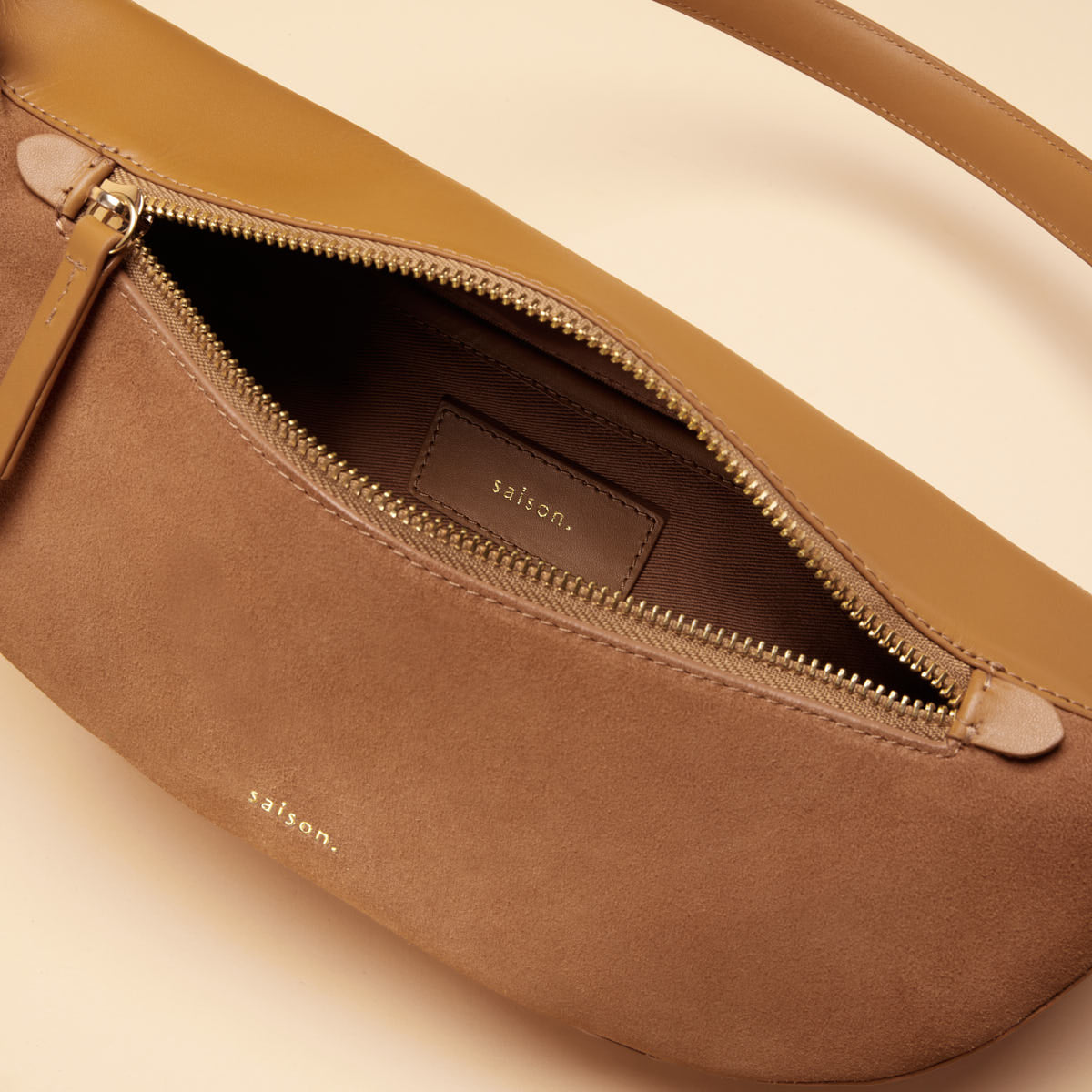 Sac bandoulière Pia - Noisette