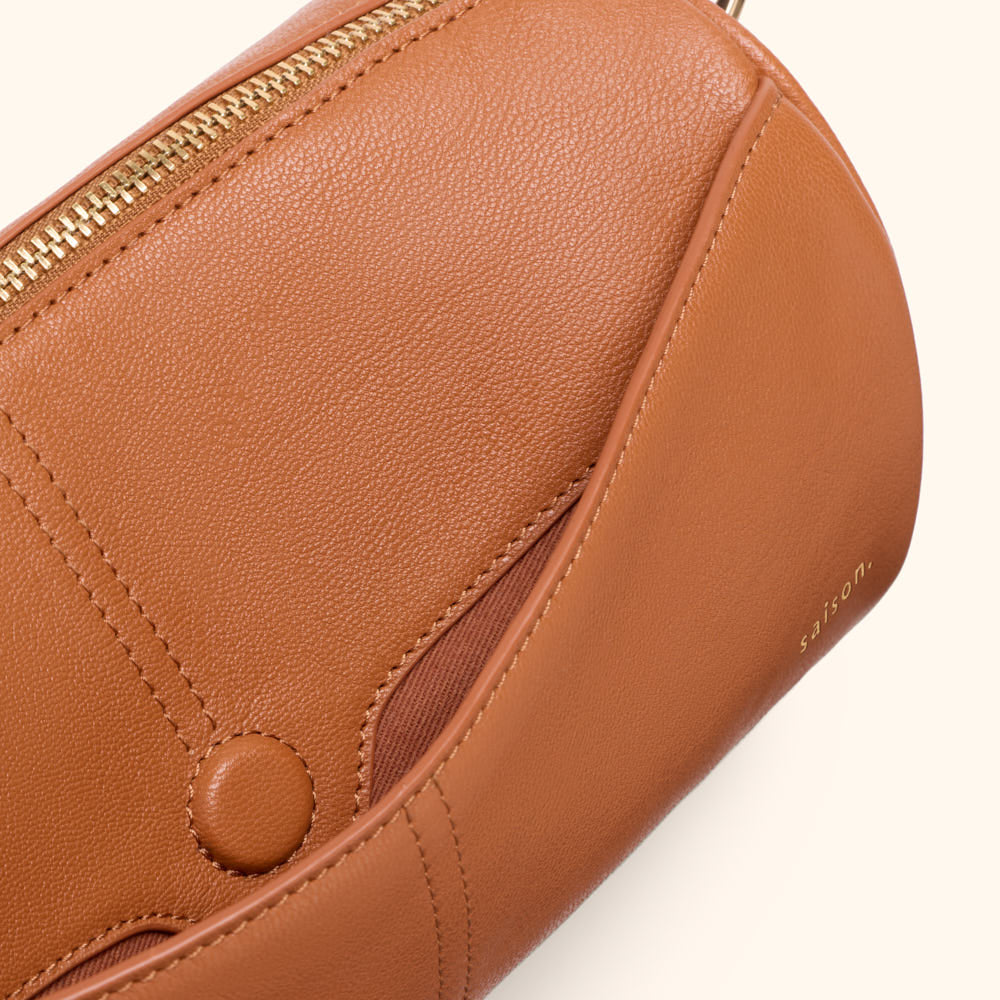 Sac bandoulière Solange - Pécan