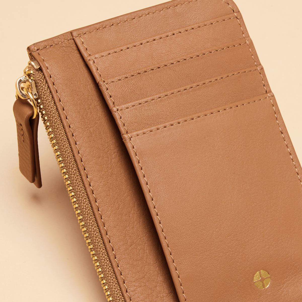 Porte-cartes Sophie - Noisette