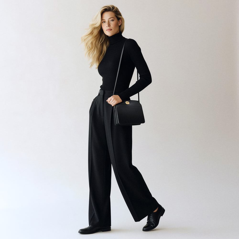 Sac bandoulière Suzon - Noir