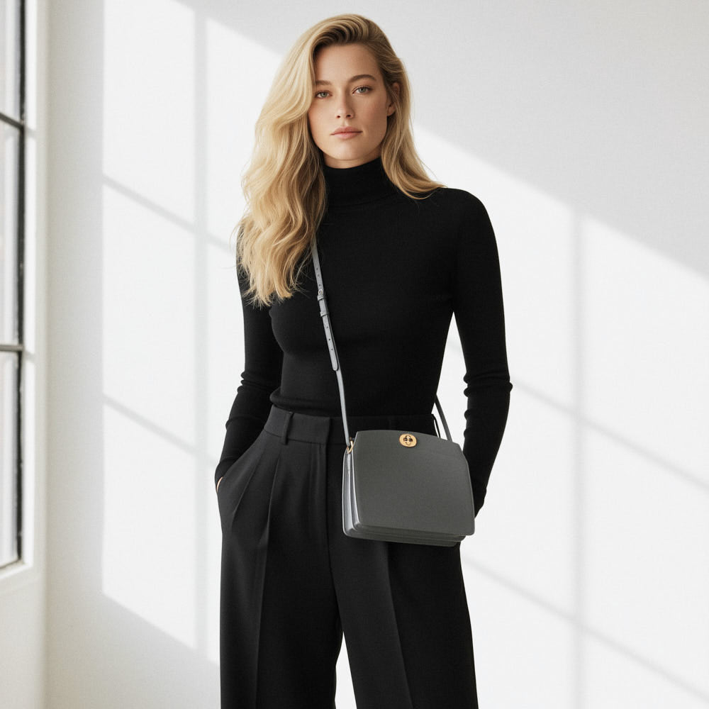 Sac bandoulière Suzon - Gris