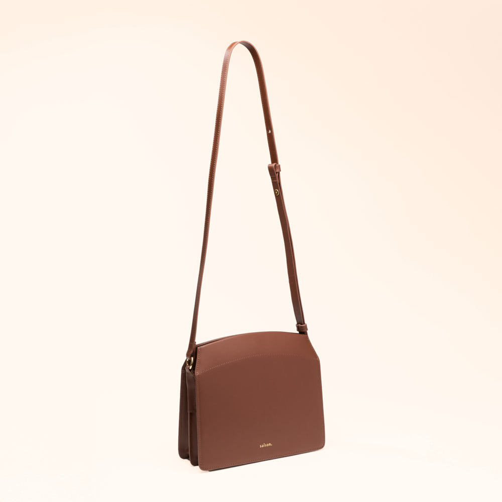 Sac bandoulière Suzon - Brun