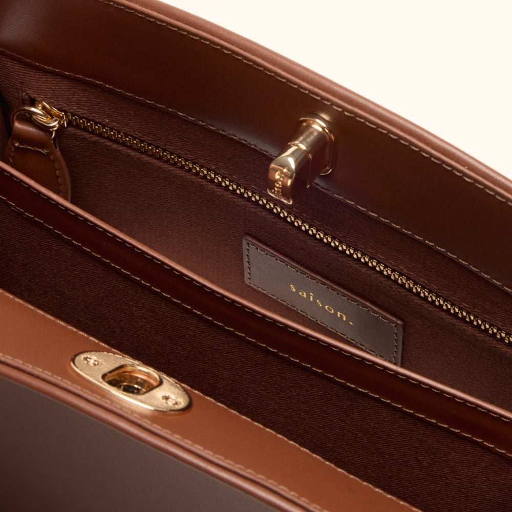 Sac bandoulière Suzon - Brun